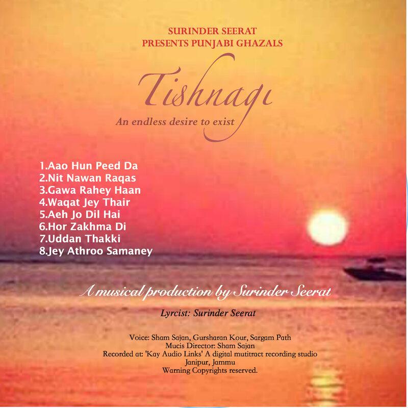 Tishnagi Album Cover - Sunset over water